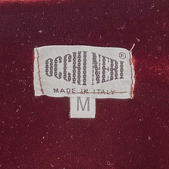 🚫Sold🚫 Vintage Dress Homecoming Maxi Formal Prom Floral Velvet Red - Picture 5 of 7